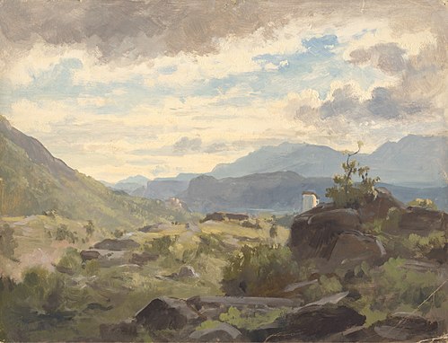 Landscape Study, 1860, Jan Nowopacký