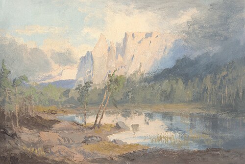 Lake Walfzgruben bei Oberbatzen, 1850, Jan Nowopacký