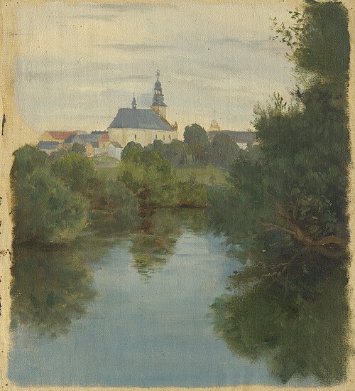 Village Church, 1850, Jan Nowopacký