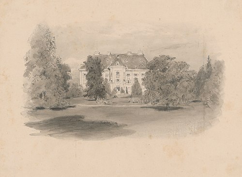 View of the Mansion from the Park, , Jan Nowopacký