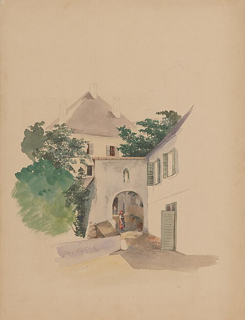 Houses with an Old Gate, , Jan Nowopacký