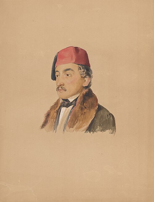 Man in an Oriental Hat, , Jan Nowopacký