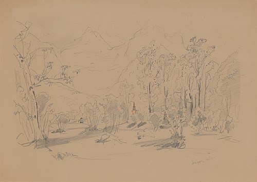 Paysage, 1886, Jan Novopacky