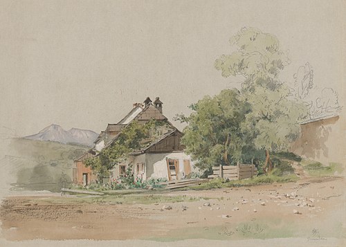 Village Cottage, 1881, Jan Novopacky