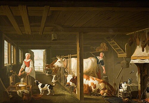 Milking in Winter, , Jan Gool