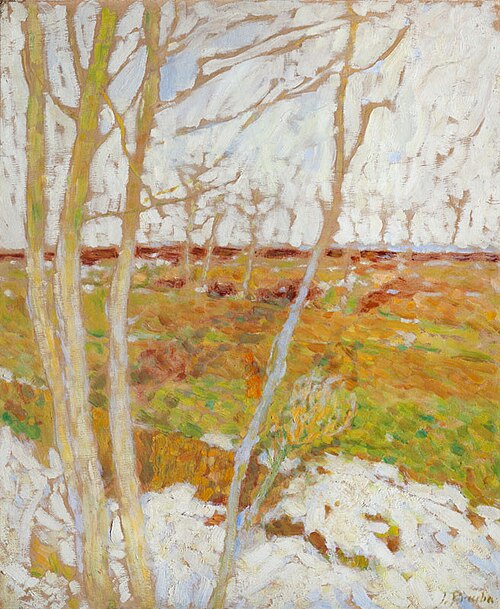 Spring Thaw, 1908, Jindřich Prucha
