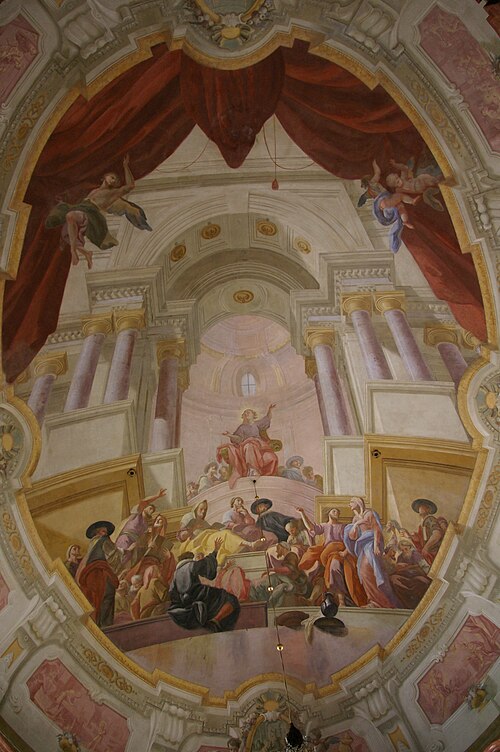 Dvanáctiletý Ježíš v Chrámě, 1760, Joseph Ignatz Sadler