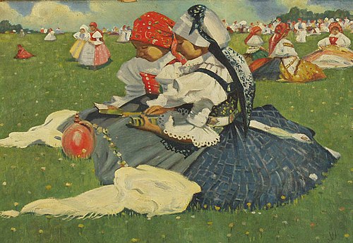 Fête paysanne tchèque, 1900, Joža Uprka