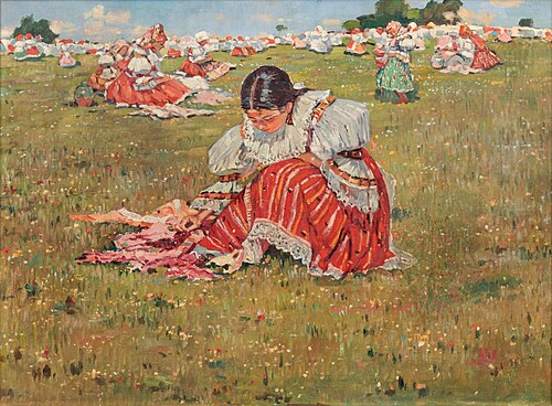 Women in Field, , Joža Uprka
