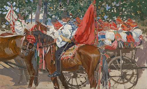 The Peasant Wedding, 1905, Joža Uprka