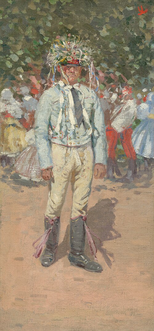 Man from Lanžhot, 1905, Joža Uprka