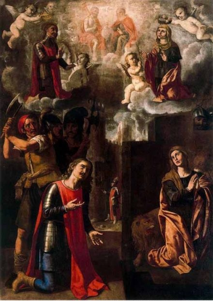 Martirio de San Leodicio y Santa Gliceria, 1667, Jacinto de Espinosa Castro