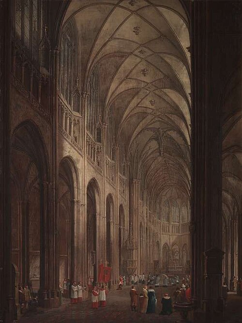 Interior of St. Vitus Cathedral in Prague, , Ludvík Kohl