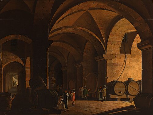 Wine-Cellar in a Cistercian Monastery, , Ludvík Kohl