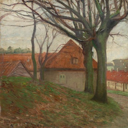 View from the bastions of Christianshavn., 1895, Albert Gottschalk