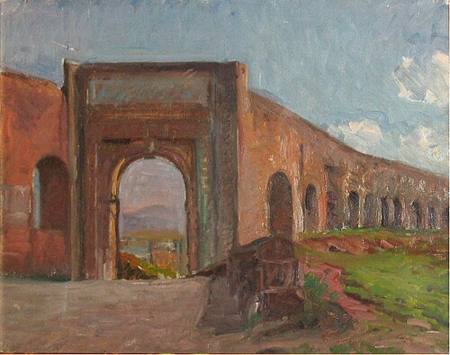 Porta Furba, Rome, 1904, Albert Gottschalk