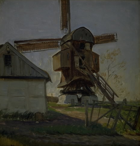 Stubmølle ved Køge, 1898, Albert Gottschalk