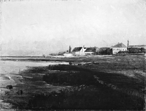 Kastrup Værk. Aftensol, 1894, Albert Gottschalk