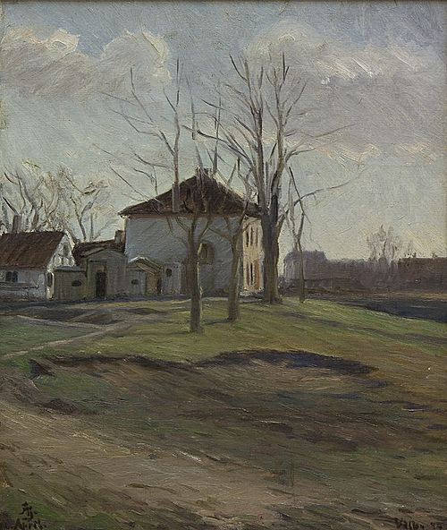 A Farm in Valby, near Copenhagen, 1894, Albert Gottschalk
