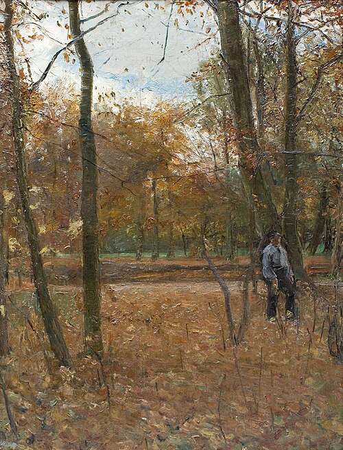 Efterår i Søndermarken, 1885, Albert Gottschalk