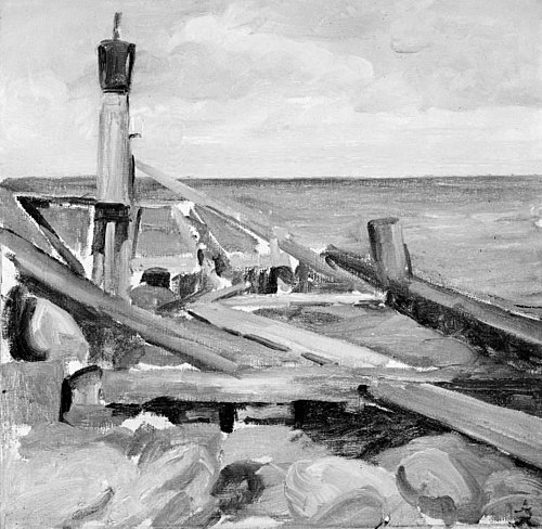Mole. Dragør, 1893, Albert Gottschalk