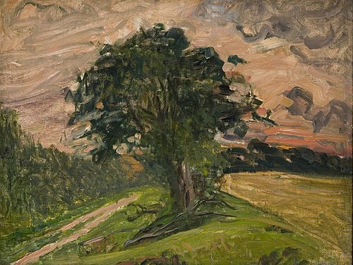 Aftenlandskab. Tisvilde, 1905, Albert Gottschalk