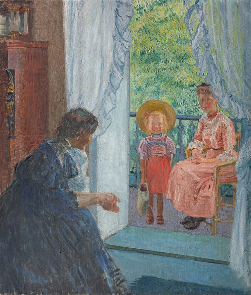 Balcony, 1908, Miloš Jiránek