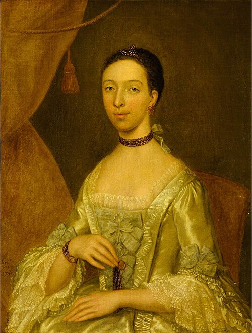 Portrait of a Lady (said to be the Countess of Aberdeen, Mother of George, 4th Earl of Aberdeen), 1761, John Alexander