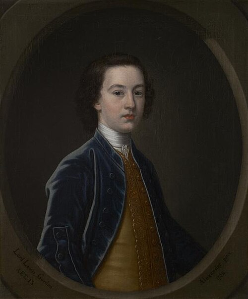 Lord Lewis Gordon, the 2nd Duke of Gordon, c 1724 - 1754, 1738, John Alexander