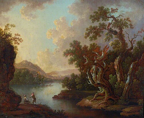 Landscape with a Lake among Hills, , Claes van Beresteyn