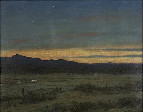 Approach of the Moon's Shadow, 1918, Howard Russell Butler