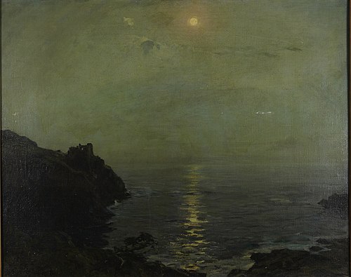 Marine: Moonlight on Calm Sea, 1922, Howard Russell Butler
