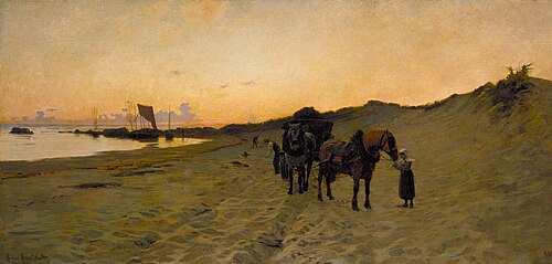 The Seaweed Gatherers, 1886, Howard Russell Butler