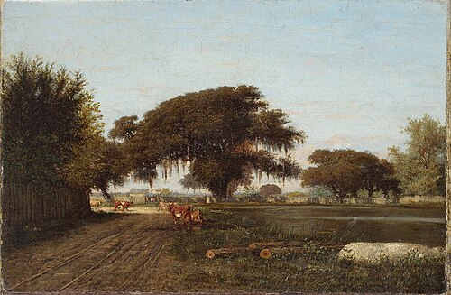 Farm in St Tammany, 1851, Richard Clague