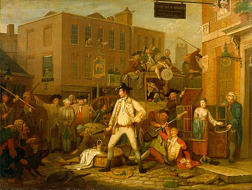 Scene in a London Street, 1770, John Collett