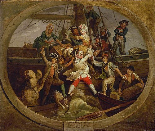 The embarkation, , John Collett