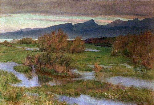 Autumn Rains, the Marshes of Florence, Italy, , Matthew Ridley Corbet
