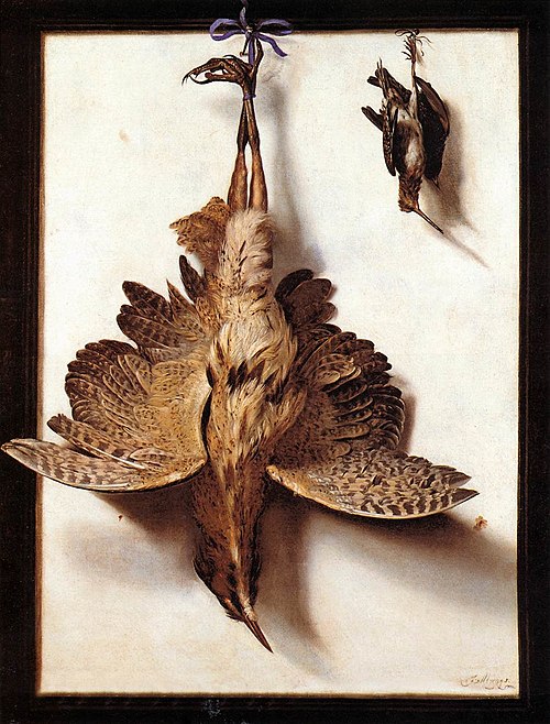 Stilleven met vogels, 1664, Frans van Cuyck