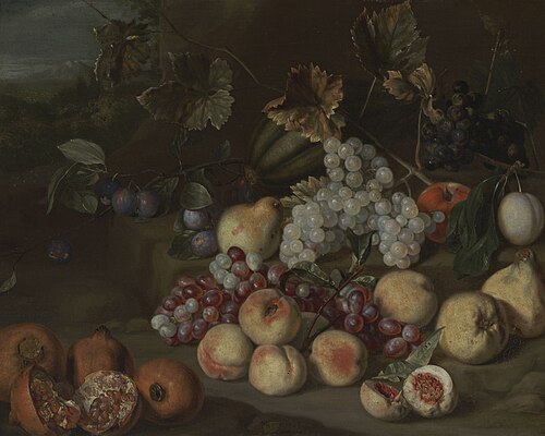 Nature morte aux fruits, , Frans van Cuyck