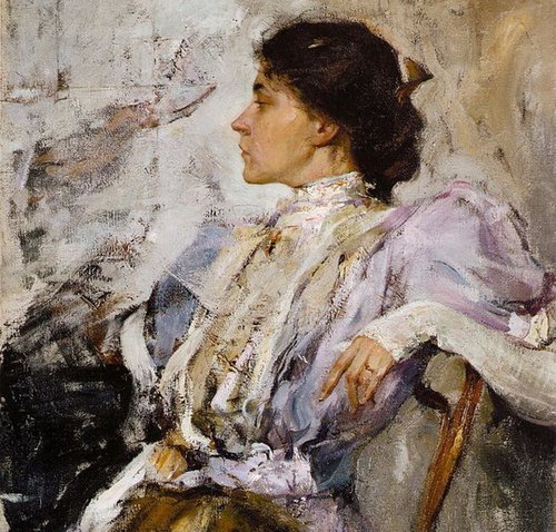 Lady in lilac, 1908, Nikolaï Fechine