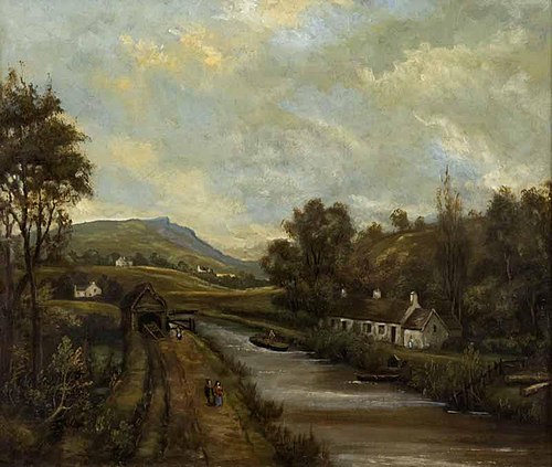 Cavehill from the tow path, , Hugh Frazer