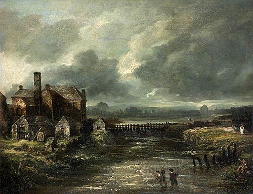 Joy's Paper Mill and River Blackstaff, Belfast, , Hugh Frazer
