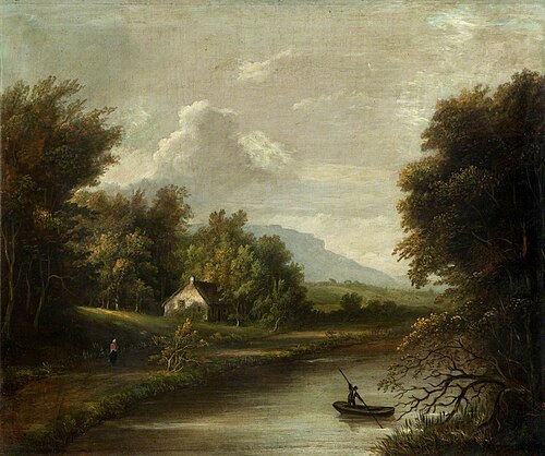 Molly Ward's Cottage, River Lagan, , Hugh Frazer