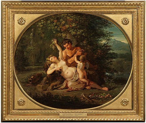 Satyr and Bacchante, 1784, Bénigne Gagneraux