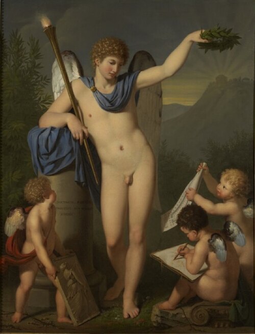 Le Génie des arts, 1789, Bénigne Gagneraux