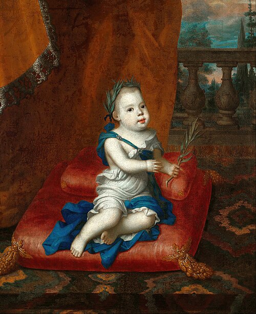 Portrait du prince Jaś Sobieski (1683-1685)., 1684, Henri Gascar