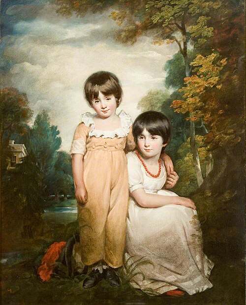 Elizabeth Margaret Baillie (1794–1876), and William Hunter Baillie (1797–1894), 1802, John James Halls