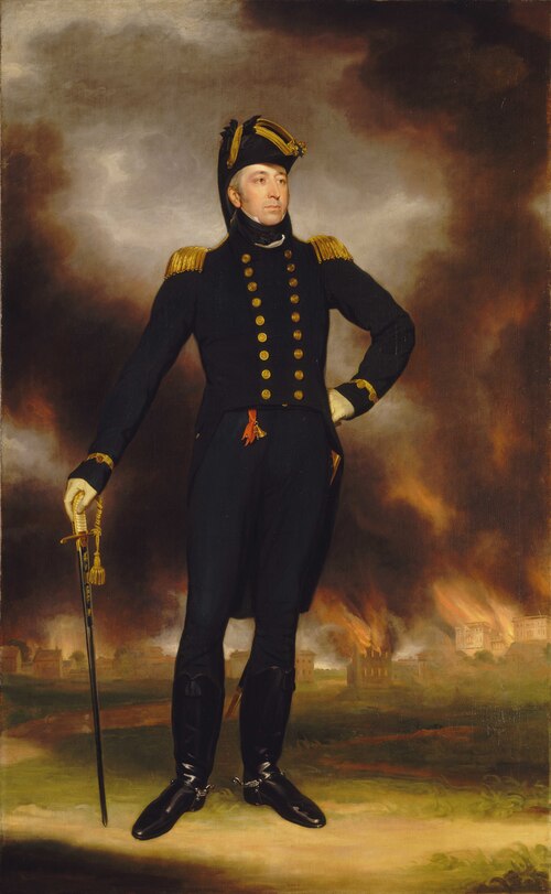 Rear-Admiral Sir George Cockburn, 1772-1853, 1817, John James Halls