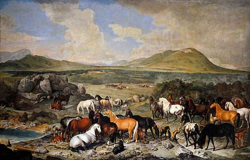 Kaiserliches Gestüt zu Lipizza am Karst, 1727, Johann Georg Hamilton