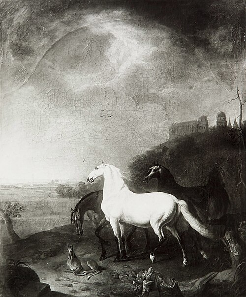 Pferde auf der Weide, , Johann Georg Hamilton
